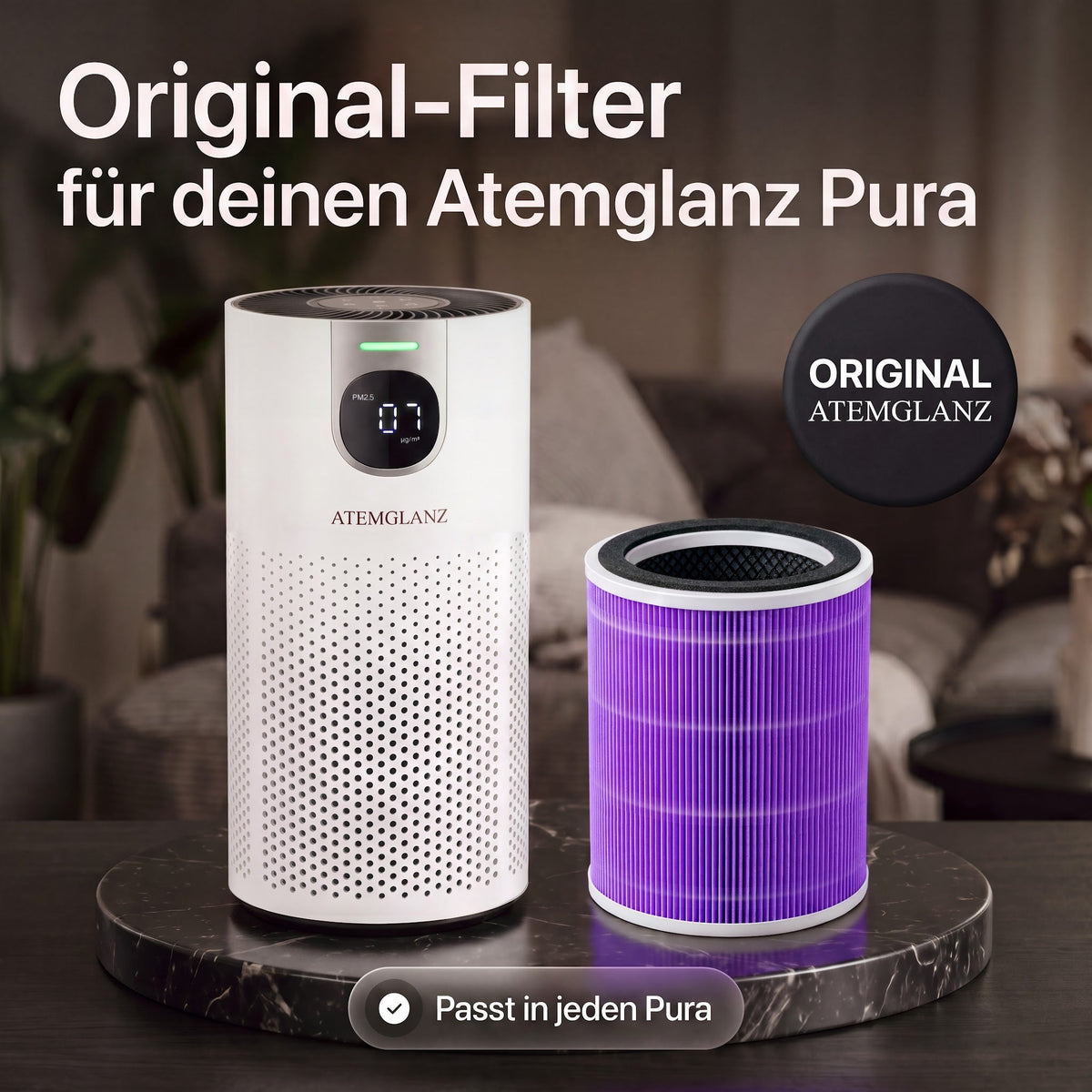 Original-Filter für deinen Atemglanz Pura