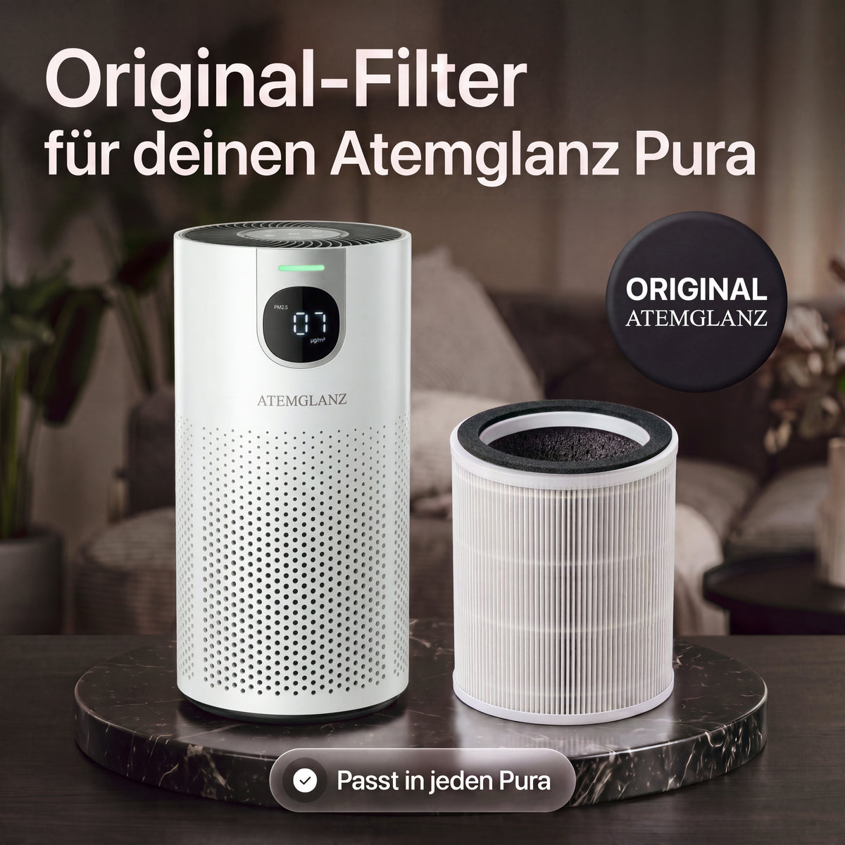 Original-Filter für deinen Atemglanz Pura